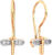 Серьги из розового золота, ZORKA 3101505.14K.R.ZZ
