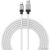 Кабель Baseus CoolPlay Series USB Type-A — USB Type-C (2 м, белый)