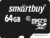 Карта памяти SmartBuy microSDXC (Class 10) 64GB + SD-адаптер (SB64GBSDCL10-01)