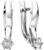 Серьги из белого золота, ZORKA 3D00327.14K.W.ZZ