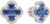 Серьги из белого золота, ZORKA 3D1098.14K.W