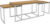 Журнальный столик, Hype Mebel Трио 40×100-200