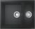 Кухонная мойка Grohe K500 60-C 55.5/46 1.5 31648AP0 (черный гранит)