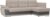 Угловой диван Лига диванов Нэстор прайм 103109 (правый, рогожка, бежевый/серый)