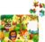 Развивающая игра, Puzzle Time Лесные зверята. С раскраской / 4659720
