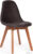 Стул TetChair Cindy Soft mod. C1021F1 (вельвет/дерево, серый/натуральный)