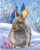Картина по номерам Школа талантов Кролик на снегу 7869577