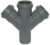 Переходник внутренней канализации, Armakan ПП 50/50/50/90o / KWPP-CZ-050-003-W