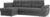 Угловой диван Лига диванов Нэстор прайм 103096 (левый, велюр, серый)