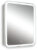 Шкаф с зеркалом для ванной, Silver Mirrors Фиджи 50 / LED-00002362