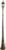 Фонарный столб Arte Lamp Atlanta A1047PA-1BN