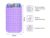 Коврик для ванной Perfecto Linea прямоугольный с пузырьками 66х37 см (фиолетовый)