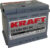 Автомобильный аккумулятор, KrafT 60 R низкий / S LB2 060 10B13