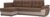 Угловой диван Лига диванов Нэстор прайм 103110 (левый, рогожка, коричневый/бежевый)
