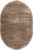 Коврик, Radjab Carpet Паффи Шагги Овал P001A / 6358RK