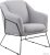 Интерьерное кресло Halmar Soft 2 (серый/черный)