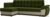 Угловой диван Лига диванов Нэстор прайм 103104 (левый, микровельвет, зеленый/бежевый)