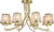 Люстра средней высоты Escada Oriole 1126/8PL E14*60W Gold