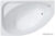 Ванна VagnerPlast Hapi 170×110 L (с каркасом и экраном)