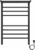 Полотенцесушитель электрический, Terminus Аврора КС П8 500×800 с полкой quick touch