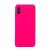 Чехол для Redmi 9A бампер AT Silicone case (Ярко-розовый)