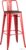 Стул Stool Group TOLIX WOOD со спинкой барный (красный) глянцевый