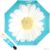 Складной зонт Moschino 7006-OCP Giant Daisy Lightblue