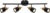 Спот, Arte Lamp Almach A1906PL-4BK