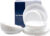 Набор тарелок, Luminarc Ammonite White P9101