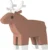 Игрушка-конструктор, Halftoys Animal Олень HAS010