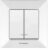Выключатель, Panasonic Arkedia WMTC00102WH-BY