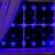 Гирлянда бахрома Luazon 186 LED 2.4х0.9м (синий) 4356975