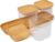 Набор емкостей для хранения, Attribute Bamboo AJB107
