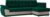 Угловой диван Лига диванов Нэстор прайм 103093 (правый, велюр, зеленый/бежевый)