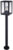 Фонарь уличный, Arte Lamp Belfast A4569PA-1BK