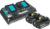 Набор аккумуляторов для электроинструмента, Makita BL1850B + DC18RD / 191L75-3
