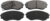 Тормозные колодки, Fenox BP43457