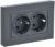 Розетка, IEK Brite BR-R21-16-K53-F