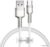 Кабель Baseus Cafule Series Metal Data Cable USB Type-A — Type-C 66W CAKF000102 (1 м, белый)