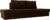 Модульный диван Лига диванов Сплит 101960 (коричневый)