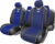 Комплект чехлов для сидений, Autoprofi Carbon CRB-802 BL