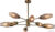 Люстра средней высоты Escada Desire 10165/8PL E14*60W Copper