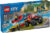 Конструктор, Lego City Fire Пожарная машина 4×4 со спасительным катером / 60412