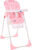 Стульчик для кормления, Lorelli Cryspi Pink Hearts / 10100442111