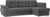 Угловой диван Лига диванов Нэстор прайм 103096 (правый, велюр, серый)