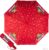 Складной зонт Moschino 8069-OCС DJ bear Red