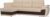 Угловой диван Лига диванов Нэстор прайм 103114 (левый, экокожа, бежевый/коричневый)