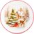 Набор тарелок, Decor de table Новогоднее чудо DDT-CL006