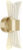 Бра, Estares Dio 12W 2Y-ON/OFF-230x80x85-GOLD/CLEAR-220-IP20