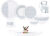 Набор столовой посуды, Luminarc Diwali Carinosa Blue Q7909